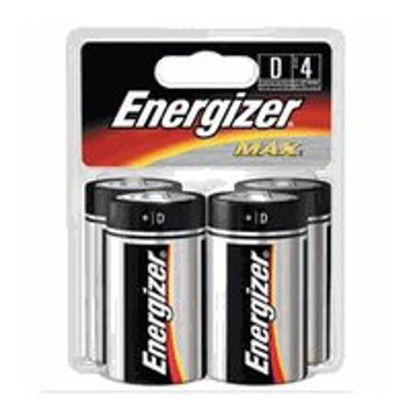 Energizer Battery E95BP-4 D Battery 4 Pack 1.5V