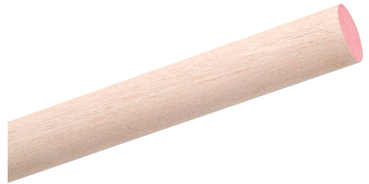 WADDELL MFG CO 6318UB Round Dowel 36x1-1/ Pink Aspen Wood