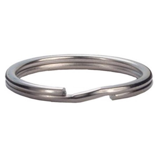 Hillman Group 701286 Split Key Ring 1 In Tempered Steel Silver