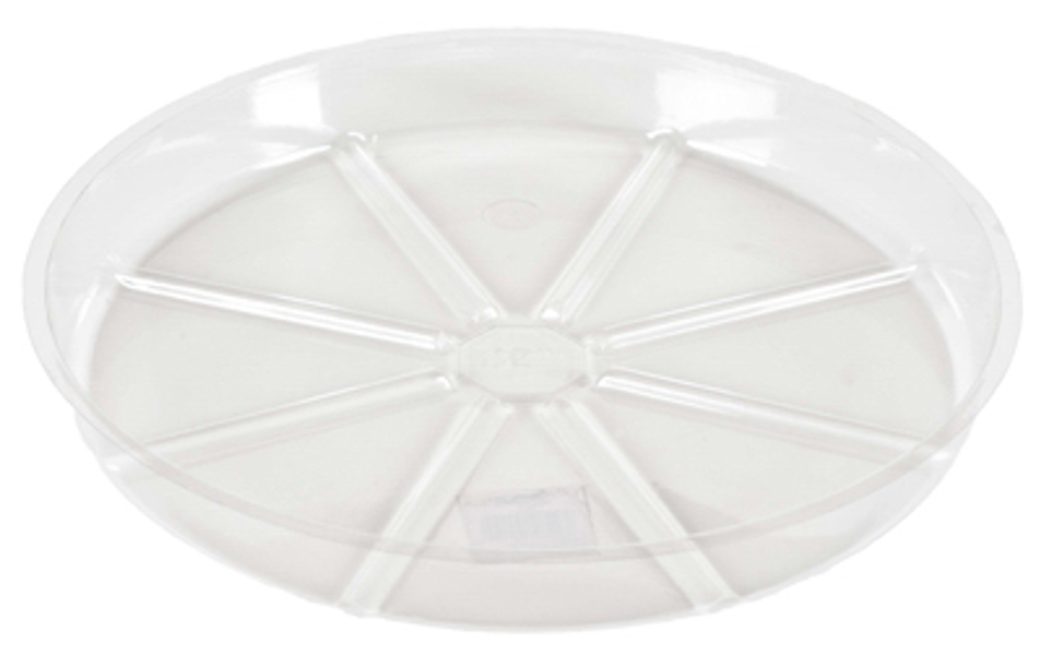Woodstream VS14 Saucer Planter 14 In Clear Plastic