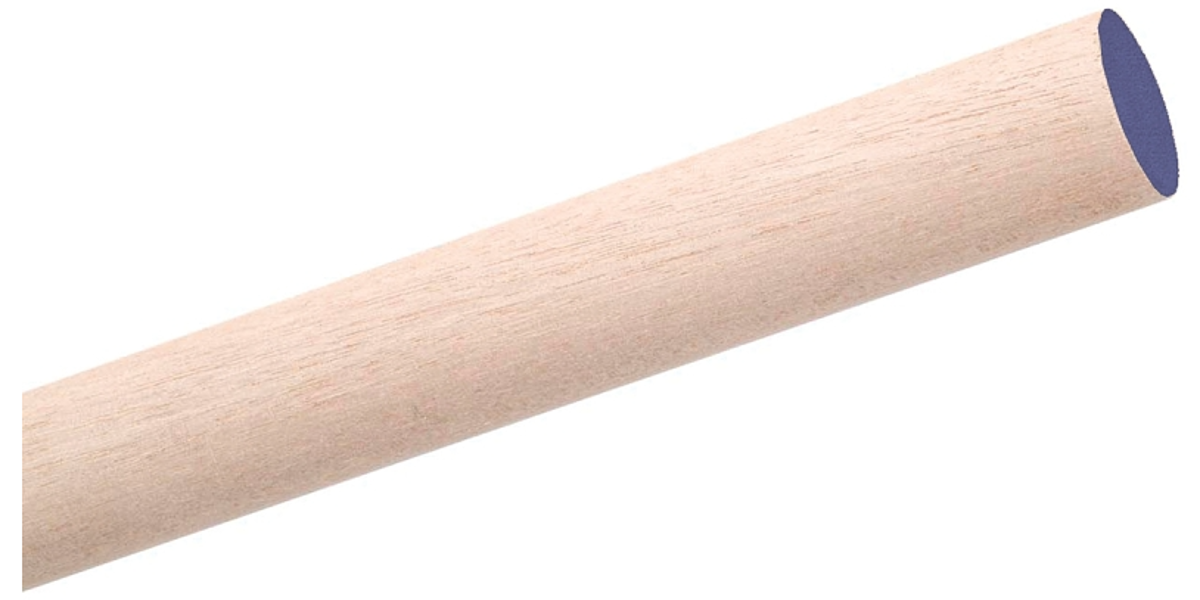 WADDELL MFG CO 6314UB Round Hardwood Dowel 36 In 7/8 In Purple Aspen Wood