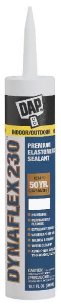 DAP INC 18420 Dark Paste Sealant 10.1 Oz Indoor/Outdoor Bronze Premium Cartridge
