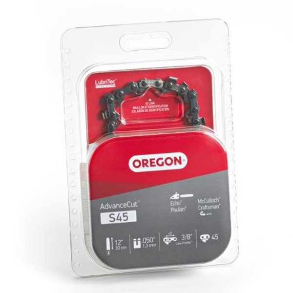 Oregon Cutting Systems S45 Chain Saw Chain 12 Inch Replacement