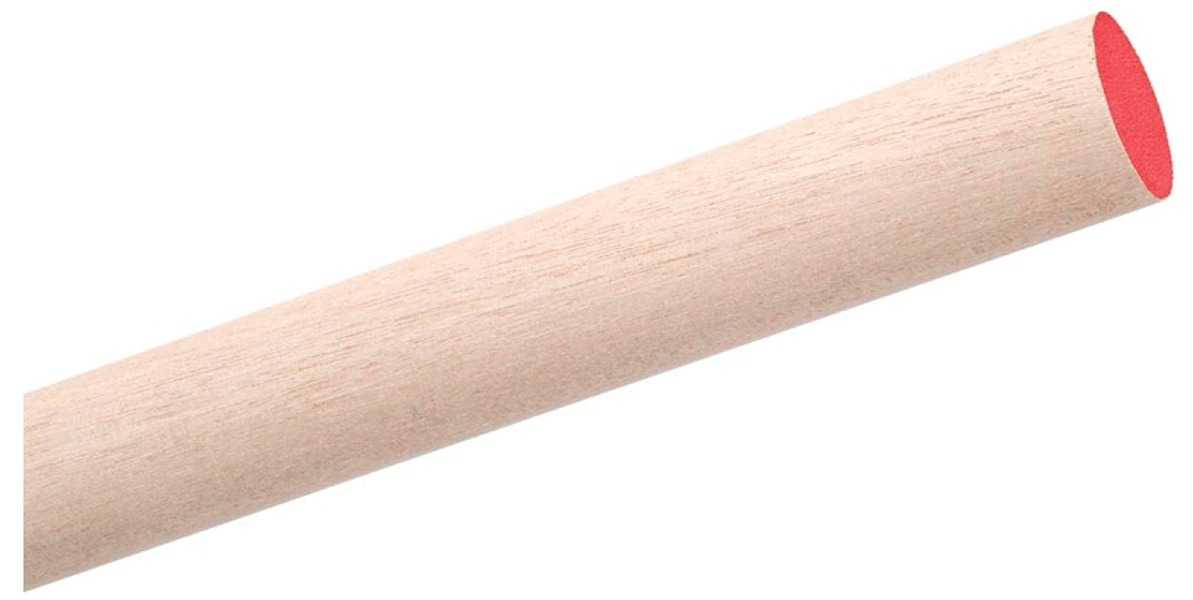 WADDELL MFG CO 6305UB Round Hardwood Dowel 36 In 5/16 In Red