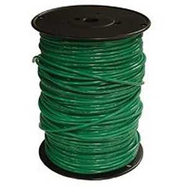 Southwire Company EW1019GRN-FT Green #10 THHN Wire 19 Strand 500 Feet Per Roll 20 Mil