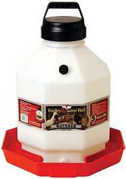 Miller MFG CO PPF5 Poultry Waterer 5 Gal Plastic