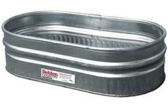 50130198 44 Gal Steel Galvanized Farm Stock Tank