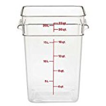 22SFSCW 22 Qt Square Food Container
