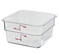 2SFSCW 2 Qt Square Food Container