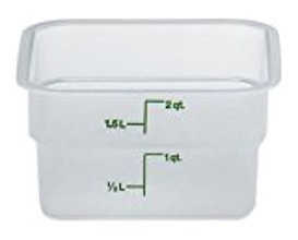 2SFSPP190 2 Qt Square Food Container
