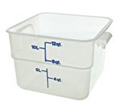 12SFSPP 12 Qt Square Food Container