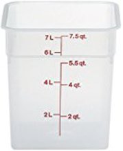 8SFSPP 8 Qt Plastic Square Food Container