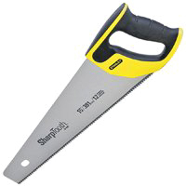 Stanley Tools 20-526 Handsaw 15 In 12 PPI Fine 11 TPI Plastic Rubber Handle