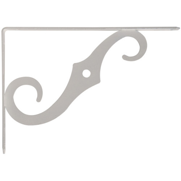 Hillman 852166 Shelf Bracket 10x7 Inch Antique White Ornamental