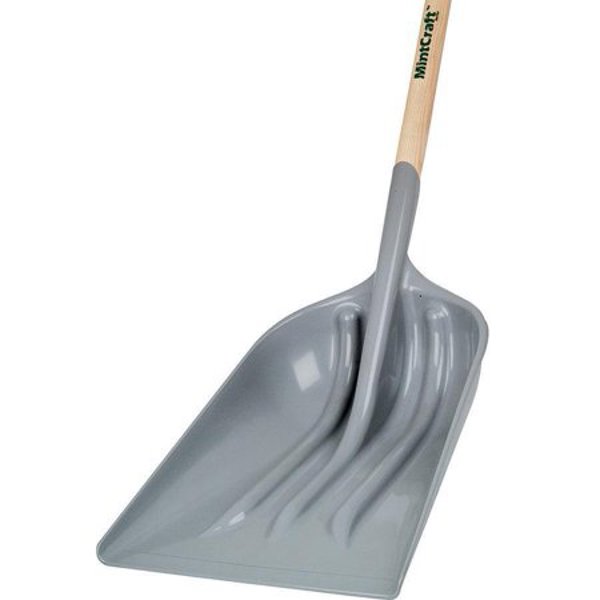 Landscapers Select 33644 Grain Scoop Shovel 48 In 14-1/4 In ABS Blade with Wood Handle