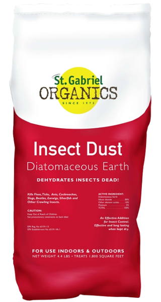 St.Gabriel Organics 50343-7 Insect Dust Powder 4.4 Lb Diatomaceous Earth
