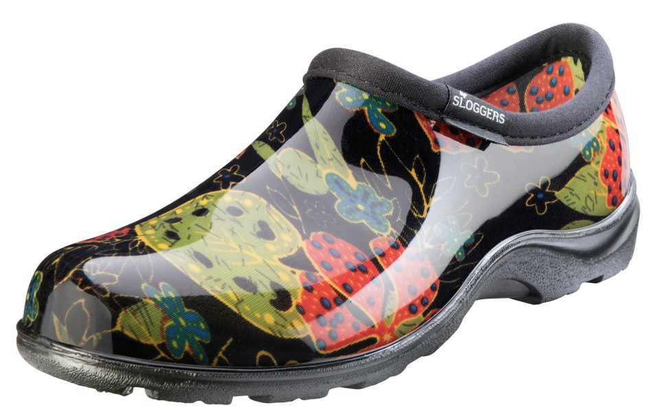 Principle Plastics 5102BK08 Midsummer Garden Shoe Size 8 Waterproof Black