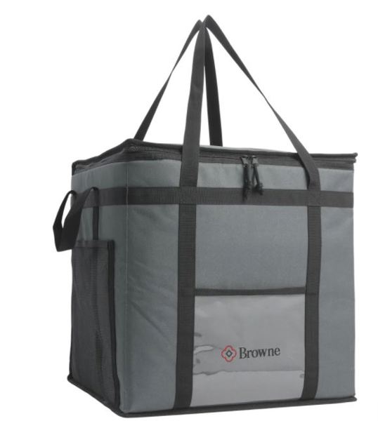 Browne Foodservice 575390 Delivery Bag 16x14x14 Polyester