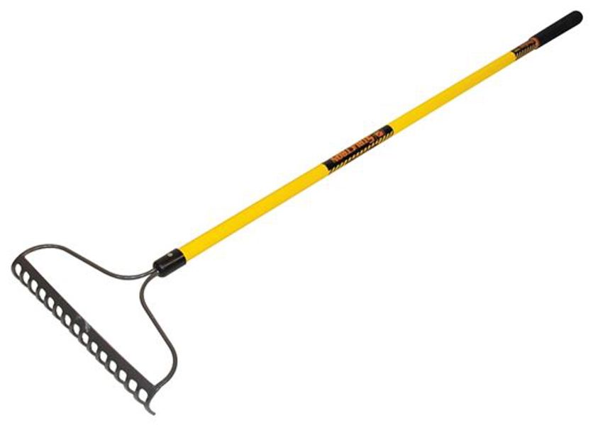 Seymour Midwest 42366 Bow Rake 16 Tine 4-1/4 In x 6 In With 60 Inch Fiberglass Handle