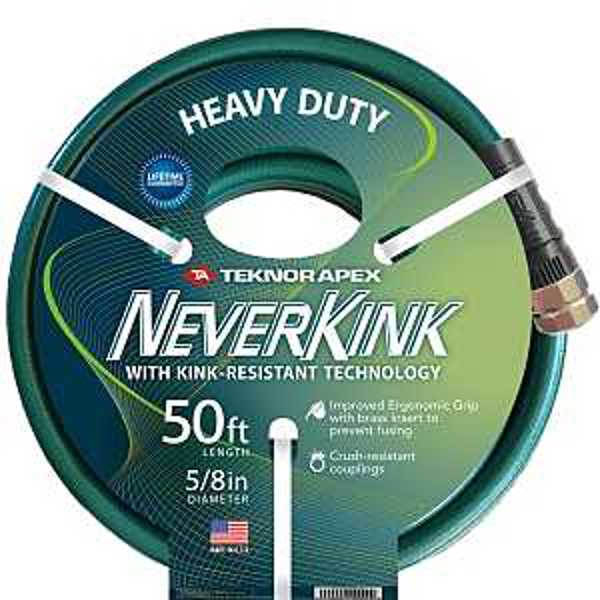 Teknor Apex 8605-050/8615 Heavy Duty Garden Hose 5/8 In 50 Ft with Brass Insert
