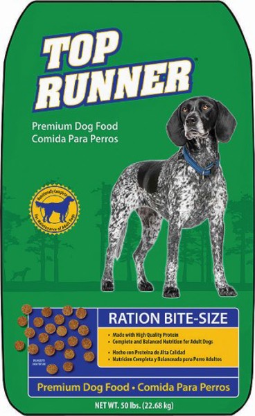 Sunshine Mills 50070 Dog Food 50 Lb Ration Bite Size Top Runner