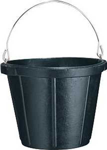 Fortex/Fortiflex N200-10 Rubber Pail 10 Qt Black