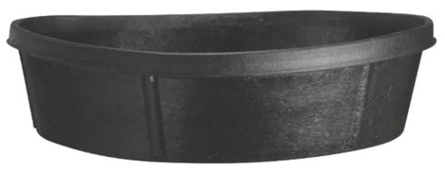 Fortex/Fortiflex CR350 Rubber Feeder Pan 3 Gal Black