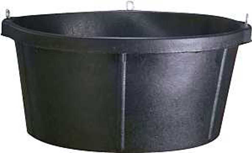 Fortex/Fortiflex CR750 Rubber Feeder Tub 6.5 Gal Black