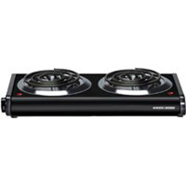 APPLICA CONSUMER PRODUCTS DB1002B Double Burner Stove Black