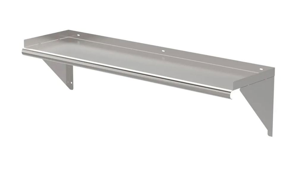 H.D. SHELDON HDS WS4-1248 Wall Shelf 12x48 Stainless Steel