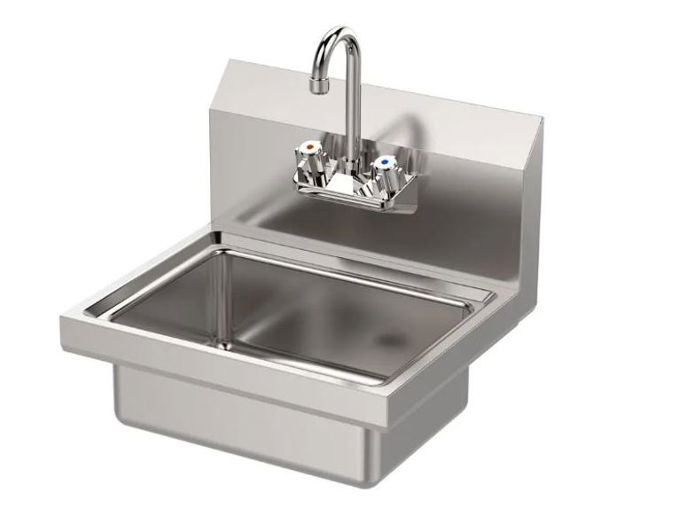 H.D. SHELDON HS3-101406 Sink Hands With Faucet With Drain Kit