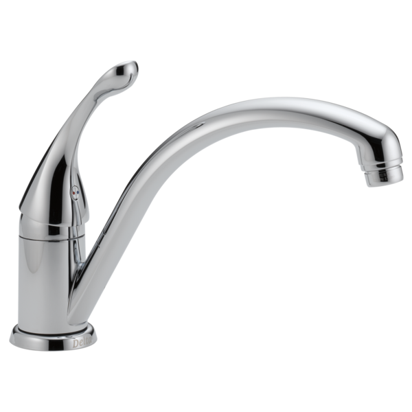 Delta Faucet 141-DST Kitchen Faucet Single Hole Single Handle Chrome Finish
