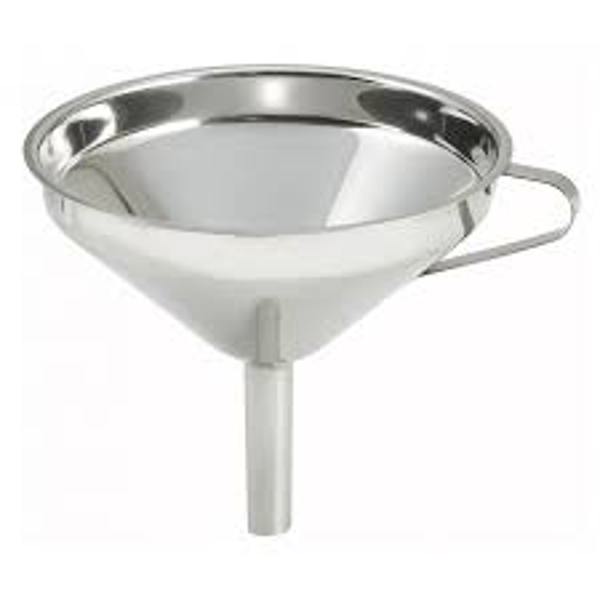 Winco SF-6 Wide Mouth Funnel 5-3/4 In Stainless Steel