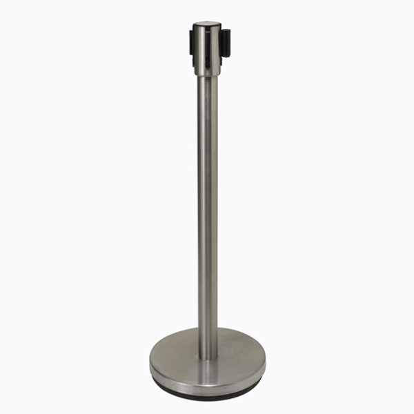 Winco CGS38S Crowd Control System Single Base and Pole Stainless Steel Durable Design