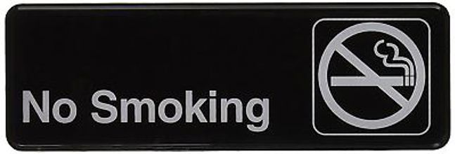 SGN-310 3 X 9 No Smoking Sign