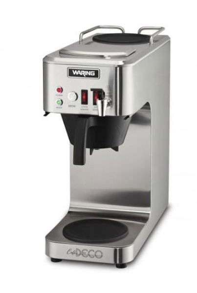 Waring Commercial WCM50P Automatic and Pour Over Coffee Brewer Fits 64 Oz Decanter (Not Included)