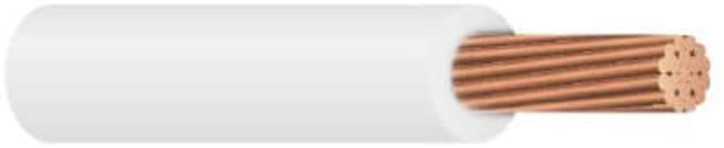 Southwire Company EW619WHT-FT White #6 THHN Wire 500 Ft 600V 19 Strand