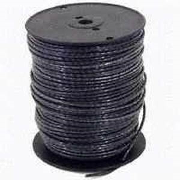 Southwire Company EW819BLK-FT Black #8 THHN Electrical Wire 500 Ft 19 Strand 600V
