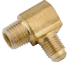 754049-0812 90 Deg 1/2 In FIP x 3/4 In MPT Brass Tube Elbow