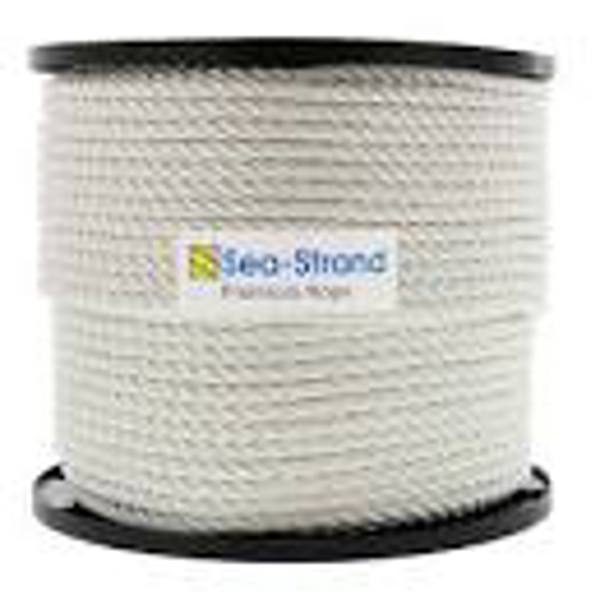 MIAMI CORDAGE MIAMI NR16C-FOOT Rope 1 In x 600 Ft White Nylon Rope