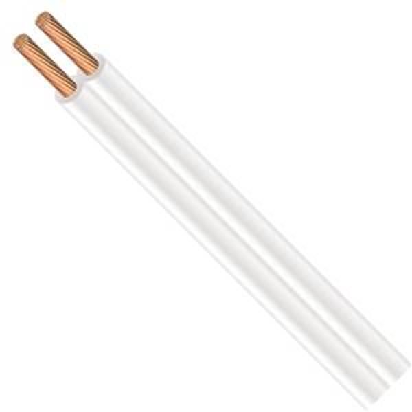 Coleman Cable Inc COLE 600006601-FT Cord Lamp 250 Feet 18/2 SPT-1 White 10 Amp
