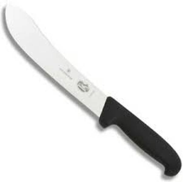 Victorinox 5.7403.20 Butcher Knife 8 In Straight Black Fibrox