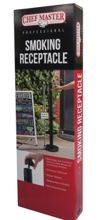 90026 Smoking Receptacle Black Steel