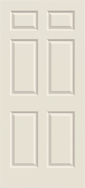 Masonite 6PCOLPH2868RH Prehung Right Hand Door 2/8 X 6/8 6-Panel Colonist