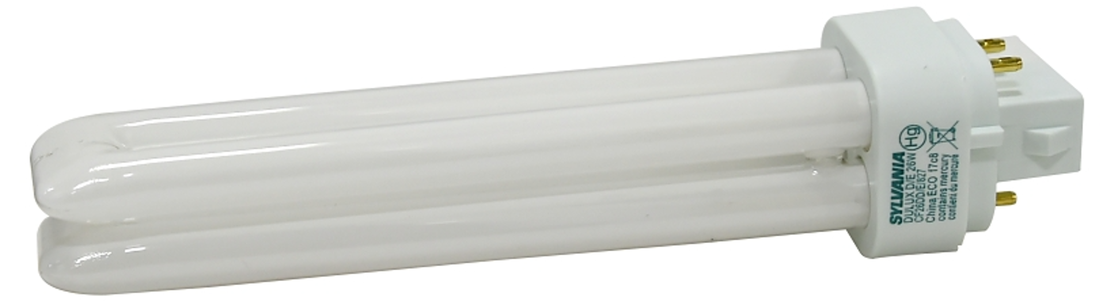 Sylvania Lighting 20941 Double Tube CFL Lamp 26 Watts