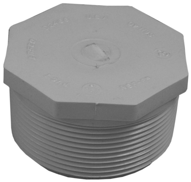 Genova Products 31829 Plug PVC 3 MIP Sch 40