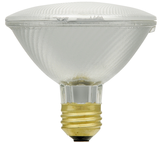 Sylvania Lighting 17198 Reflector Lamp 60 Watts PAR30 Halogen Flood Medium E26 Base 1070 Lumens Bright White Light White