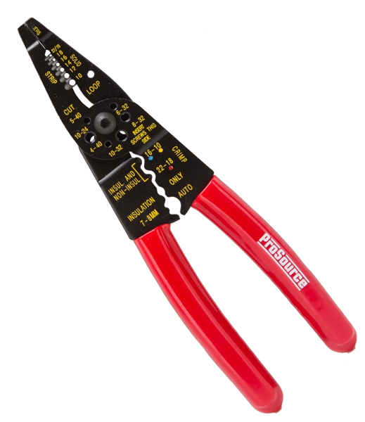 ProSource CP-C8153L Wire Stripper 8 In Overall Length 10 to 22 AWG Cutting Capacity