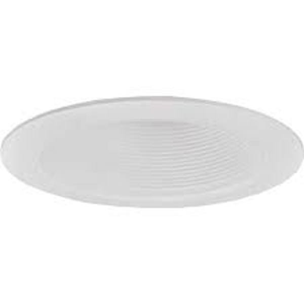Barnett Brass & Copper 298890/617530 Recessed Light 6 In White Metal Baffle with White Trim Ring