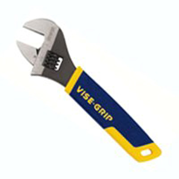 IRWIN INDUSTRIAL 2078608 Adjustable Wrench 8 In 1-1/8 In Jaw Steel Chrome